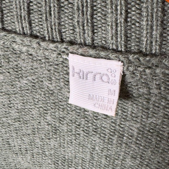 Pre-Owned Kirra Green Wool Blend Cardigan, Size M - Picture 2 of 3